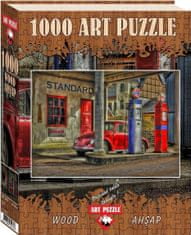 Art puzzle Fából készült puzzle Benzinkút 1000 darab