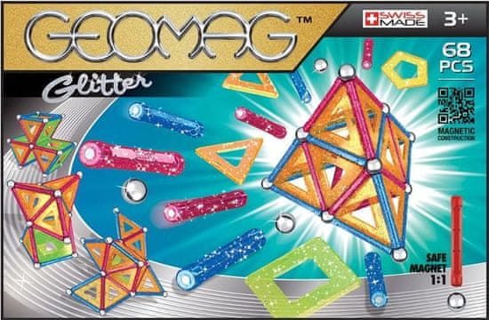 Geomag Glitter 68 darab