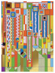 Galison Frank Lloyd Wright fém puzzle Saguaro és kaktuszok 1000 darab