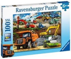 Ravensburger Puzzle - Építőipari járművek 100 darab