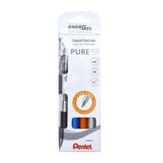 Pentel EnerGel Pure BLN75TL zselés toll - 4 szín 0,5mm / készlet