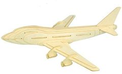 WOODEN TOY, WCK 3D puzzle repülőgép Boeing 747