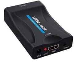 PremiumCord HDMI-SCART átalakító 230V-os tápegységgel