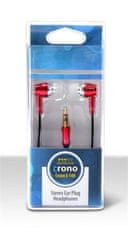 Crono E14R - fülhallgató, 3,5 mm-es jack, piros
