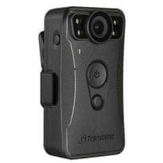 Transcend DrivePro Body 30 személyi kamera, Full HD 1080p, infravörös LED, 64 GB memória, Wi-Fi, Bluetooth, USB 2.0, IP67, fekete színű