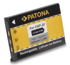 PATONA akkumulátor fényképezőgéphez Casio NP-20 600mAh