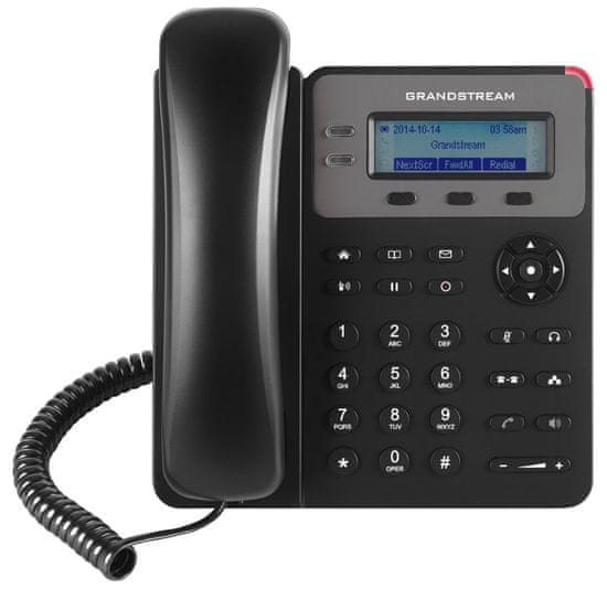 Grandstream GXP1615 VoIP telefon 1x SIP fiók, HD hang, 3 softkey, switch 2xLAN 10/100Mbps, PoE
