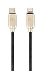Gembird USB-C (M) - 8pin Lightning (M) kábel, 1 m, fekete