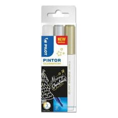 Pilot Pintor Extra Fine akril filctoll készlet 1,5 - 2,2 mm Celebrations 3 db