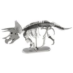 Metal Earth 3D fém modell a Triceratops-ról