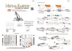 Metal Earth Fém Föld 3D fém modell Lánctalpas daru