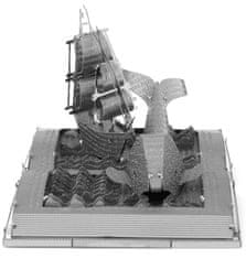 Metal Earth 3D fém modell Moby Dick könyvszobor szobor