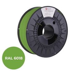 C-Tech nyomtatószál PREMIUM LINE ( filament ), PLA, zöld-sárga, RAL6018, 1,75mm, 1kg