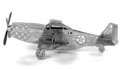 Metal Earth 3D kirakós repülőgép Mustang P-51