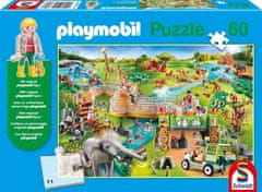Schmidt Puzzle Playmobil Állatkert 60 darab + Playmobil figura
