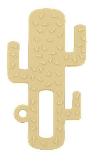 Minikoioi szilikon kaktusz rágóka - sárga