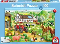 Schmidt Puzzle A farmon 100 darab
