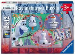 Ravensburger Jégkirályság Puzzle 2 - Olaf 2x12 darab