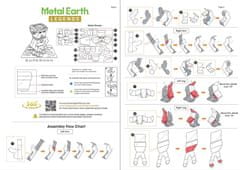 Metal Earth 3D puzzle Justice League: Superman figurája