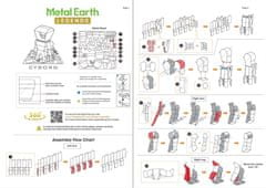Metal Earth 3D puzzle Justice League: Cyborg figura