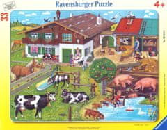 Ravensburger Puzzle Farm állatok 33 darab