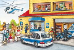 Schmidt Puzzle Rendőrség, tűzoltók, mentés 3x24 darab