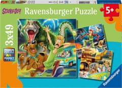 Ravensburger Scooby Doo puzzle: Éjszakai rémálmok 3x49 darab