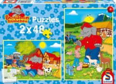 Schmidt Puzzle Benjamin Virág: Farm 2x48 darab