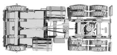 Metal Earth 3D puzzle Freightliner COE teherautó
