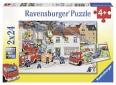 Ravensburger Tűzoltóság puzzle 2x24 darab