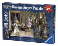 Ravensburger Puzzle Playmobil Királyi esküvő 3x49 darab