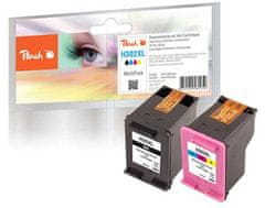 Peach kompatibilis festékkazetta multipack HP No. 302XL, F6U68AE, F6U67AE, 1x15, 1x14 ml