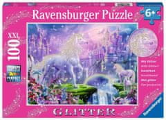 Ravensburger Glitter Puzzle Unikornis Királyság XXL 100 darab