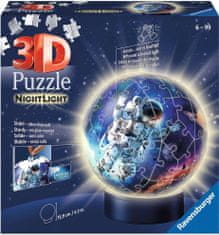 Ravensburger 3D csillogó asztronauta puzzle golyó 72 darab