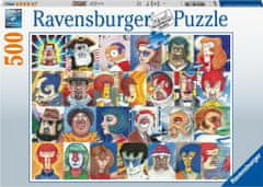 Ravensburger Puzzle ábécé arcokban 500 darab