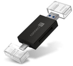 Connect IT USB-C/USB-A kártyaolvasó