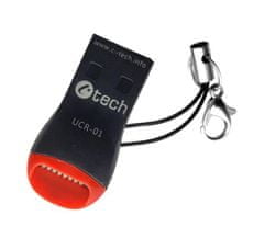 C-Tech kártyaolvasó UCR-01, USB 2.0 TYPE A, micro SD