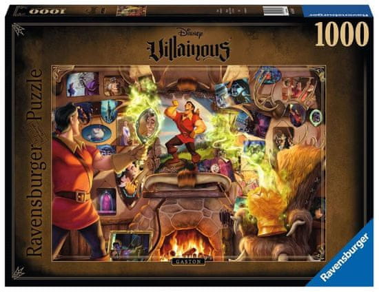 Ravensburger Puzzle Disney gonosztevő: Gaston 1000 darab