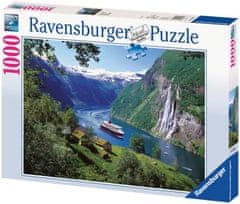 Ravensburger Norvég fjord puzzle 1000 darabos puzzle