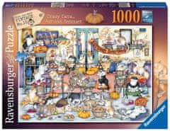 Ravensburger Puzzle Crazy Cats: Őszi lakoma 1000 darab