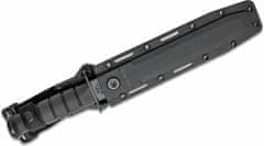 KA-BAR® KB-1266 Modified Tanto sokoldalú kültéri kés 20,2 cm, teljesen fekete, kraton, nylon hüvely