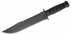 KA-BAR® KB-2211 Big Brother harci túlméretezett kés 23,8 cm, teljesen fekete, Kraton G, bőr hüvely