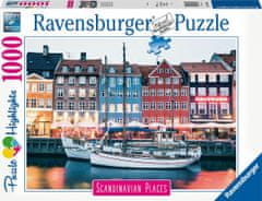Ravensburger Puzzle Skandinávia - Koppenhága, Dánia 1000 darab