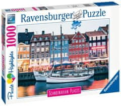 Ravensburger Puzzle Skandinávia - Koppenhága, Dánia 1000 darab
