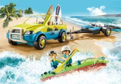 Playmobil PLAYMOBIL Family Fun 70436 Tengerparti autó csónakos utánfutóval