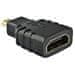 Akyga adapter HDMI/microHDMI/ABS/fekete