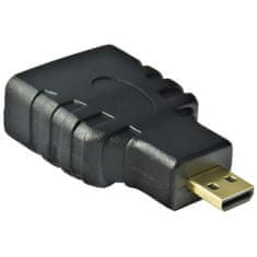 Akyga adapter HDMI/microHDMI/ABS/fekete