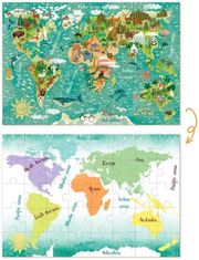 DoDo Dodó puzzle és tevékenységek - A világ állatai 40 darab