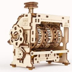UGEARS 3D fából készült mechanikus puzzle STEM kattintásszámláló