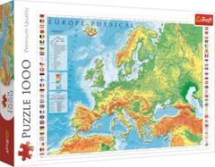 Trefl puzzle Európa térképe / 1000 darab